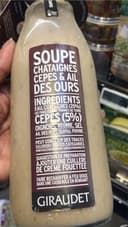 Soupe chataignes et cepes