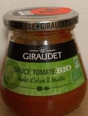 Sauce tomate bio à l'huile d'olive et basilic