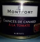 Émincés de canard à la tomate