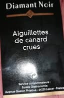Aiguillette de canard