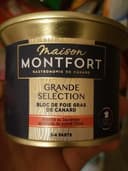 Bloc de foie gras de canard
