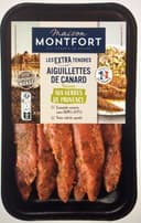 Aiguillettes de canard marinées aux herbes de provence