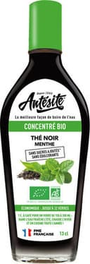 Sirop concentré de thé noir et menthe bio