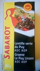Lentille verte du Puy AOC AOP