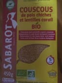 Couscous de pois chiches et lentilles cotail
