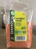 Lentilles corail Bio