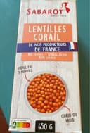 Lentilles corail