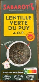 Lentille verte du Puy A.O.P