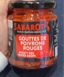 Gouttes de poivrons rouges