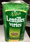 Lentilles vertes