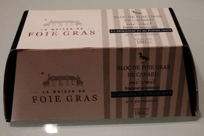 Bloc de foie gras de canard Armagnac La Maison du Foie Gras