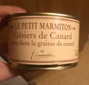Gésiers de canard cuits dans la graisse de canard
