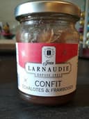 Confit échalotes et framboises