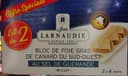 Bloc de foie gras de canard du Sud Ouest