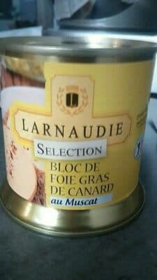 Bloc de foie gras de canard au muscat Larnaudie