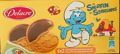 "Les Schtroumpfs" Biscuits au chocolat