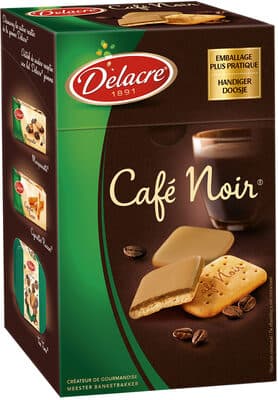 Delacre cafe noir biscuits glaces cafe