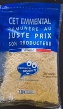 Emmental râpé français
