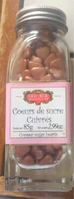 Coeurs de sucre cuivres