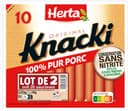 HERTA KNACKI CSN x10 - Lot de 2