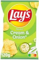 Chips saveur cream & onion