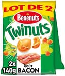 Bénenuts Twinuts goût bacon lot de 2 x 140 g