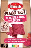 Bénénuts Plaisir Brut Croustillants aux légumes saveur betterave, confit de piment doux
