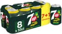 7UP saveur mojito citron vert & menthe 7 x 33 cl + 1 offerte