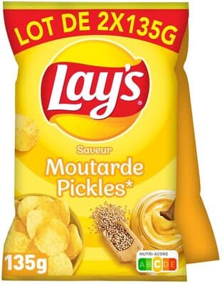 saveur moutarde pickles lot de 2 x 135 g