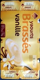 Yaourts Brassés Vanille