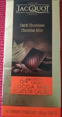 Chocolat noir 64% éclats de cacao