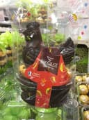 Poule Couveuse en Chocolat Noir Garnie