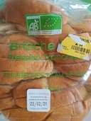 Brioche bio tranchée