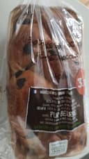 Brioche tressée tradition éclats de chocolat pur beurre