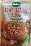 Lentilles, riz & soja