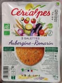 Galettes aubergine - romarin