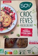 Croc fèves Boulgour Poivron & Citron confit