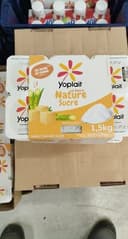 yaourt nature sucré