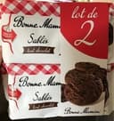 Biscuits sablés tout chocolat