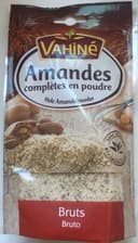 Amandes complètes en poudre bruts