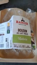 Boudin au lait frais