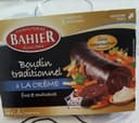 Bahier boudin noir a la creme