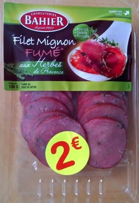 Filet mignon fumé aux Herbes de Provence