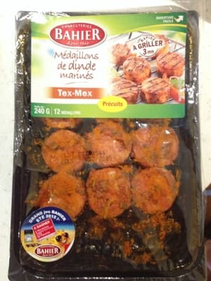 Médaillons de dinde marinés Tex-Mex Précuits