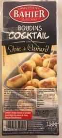 Boudins cocktail au foie de canard