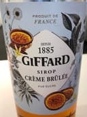 Sirop crème brûlée