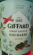 Sirop saveur rhubarbe