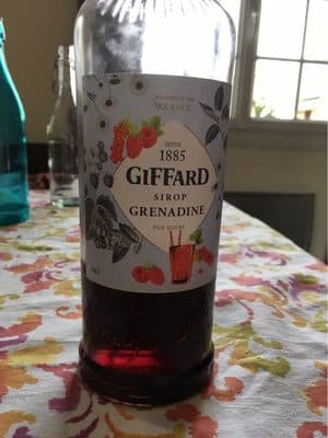 Giffard grenadine syrup