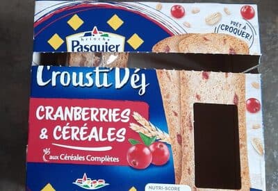Crousti'dej cranberry & céréales
