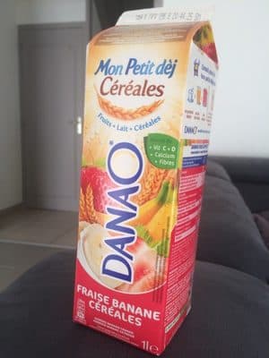 Mon petit dej cereales  fraise banane